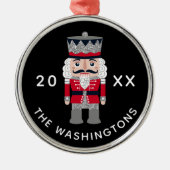 Moderne kerstkeramische versiering metalen ornament (Voorkant)