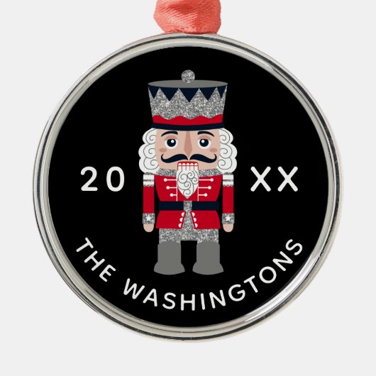 Moderne kerstkeramische versiering metalen ornament (Voorkant)