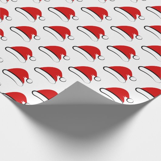 Moderne kerstkerstkerstcadeaupapier cadeaupapier (Hoek)