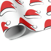 Moderne kerstkerstkerstcadeaupapier cadeaupapier (Rol Hoek)