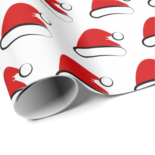 Moderne kerstkerstkerstcadeaupapier cadeaupapier (Rol Hoek)