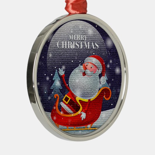 Moderne kerstkerstkerstcadeautjes metalen ornament (Rechts)