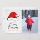 Moderne kerstkerstkerstkaart feestdagenkaart (Voorkant)