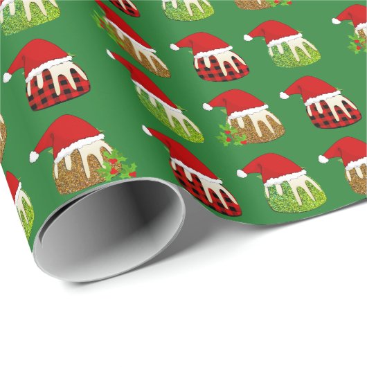 Moderne kerstkerstkerstkerstfeestjes cadeaupapier (Rol Hoek)