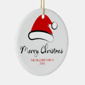 Moderne kerstkerstkerstkerstkerstkerstkerstkerstke keramisch ornament (Rechts)