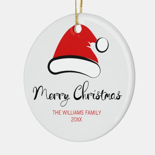 Moderne kerstkerstkerstkerstkerstkerstkerstkerstke keramisch ornament (Links)