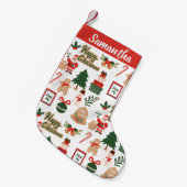 Moderne kerstkerstkerstkerstkerstkerstkerstkerstma kleine kerstsok (Voorkant (Hangend))