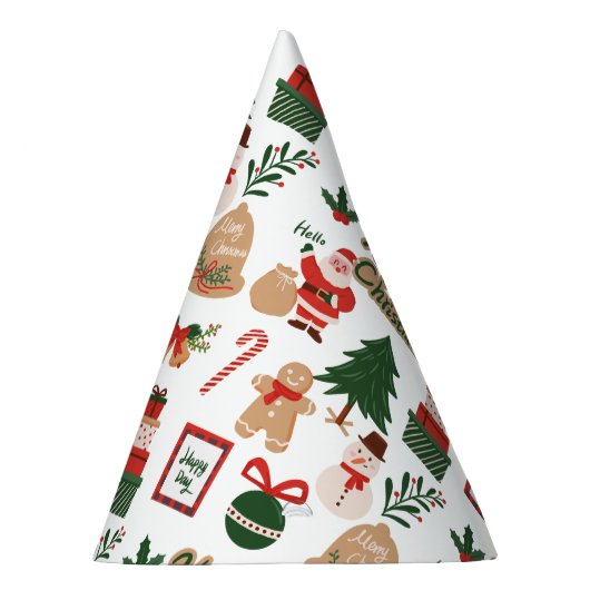 Moderne kerstkerstkerstkerstkerstkerstman en ontbi feesthoedjes (Rechts)