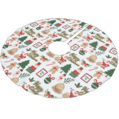 Moderne kerstkerstkerstkerstkerstkerstman en ontbi kerstboom rok (Gekanteld)