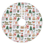 Moderne kerstkerstkerstkerstkerstkerstman en ontbi kerstboom rok (Voorkant)