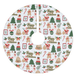 Moderne kerstkerstkerstkerstkerstkerstman en ontbi kerstboom rok