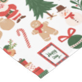 Moderne kerstkerstkerstkerstkerstkerstman en ontbi tafelkleed (Gekanteld)