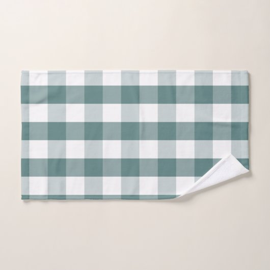 Moderne kerstkeukenset met Poinsettia Bath Bad Handdoek (Handdoek)