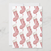 Moderne Kerstkous Xmas Feest Viering Kaart (Achterkant)