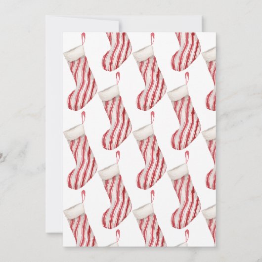 Moderne Kerstkous Xmas Feest Viering Kaart (Achterkant)