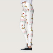 Moderne Kerstleggings Kerstmis Leggings (Links)