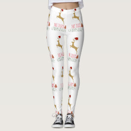Moderne Kerstleggings Kerstmis Leggings