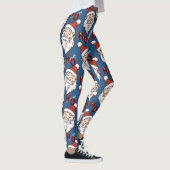Moderne kerstLeggings met kerstman Leggings (Rechts)