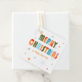 Moderne kerstlievelingstags bedankjes labels (In situ)