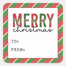 Moderne kerstluipaard afdrukken Rode groene strepe