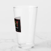 Moderne kerstluipaard minimalistisch glas (Links)