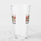 Moderne kerstluipaard minimalistisch glas (Links)