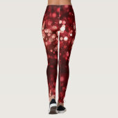 Moderne Kerstman Kostuum Cute Leuke Kerst  Leggings (Achterkant)