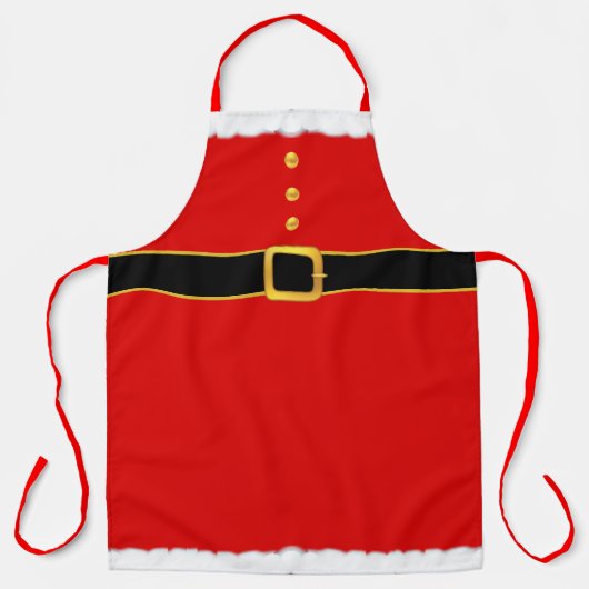 Moderne Kerstman Schort (Voorkant)