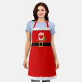 Moderne Kerstman Schort (Gedragen)