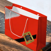 Moderne Kerstman Suit Kerst Rode Vakantie Large Cadeautasje