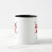 Moderne KERSTMIS BABY Kerstcadeau Mok (Midden)