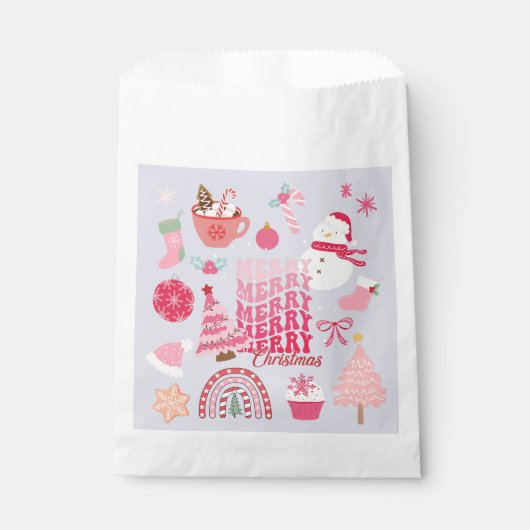 Moderne Kerstmis Bedankzakje (Voorkant)