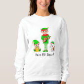 Moderne kerstmis Best Elf Squad T-Shirt (Voorkant)