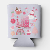 Moderne Kerstmis Blikjeskoeler (Achterkant)