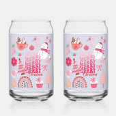 Moderne Kerstmis Blikvorm Glas (Voorkant)