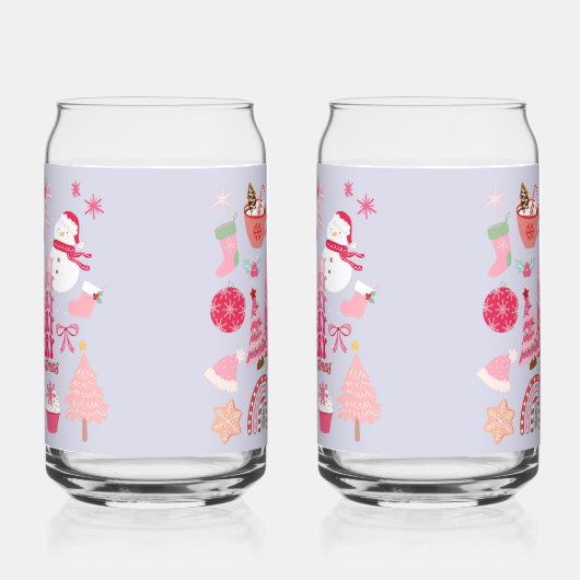 Moderne Kerstmis Blikvorm Glas (Rechts)