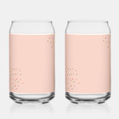 Moderne Kerstmis Blikvorm Glas (Achterkant)