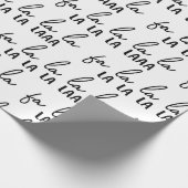 Moderne kerstmis cadeaupapier (Hoek)