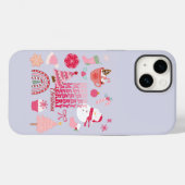 Moderne Kerstmis Case-Mate iPhone Case (Achterkant (horizontaal))