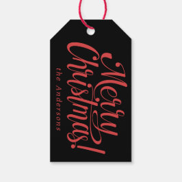 Moderne Kerstmis Costuum Stickers Cadeaulabel