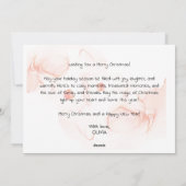 Moderne Kerstmis Foto Collage Kerstkaart (Achterkant)