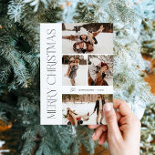 Moderne Kerstmis Foto Kaart | Kerstkaart