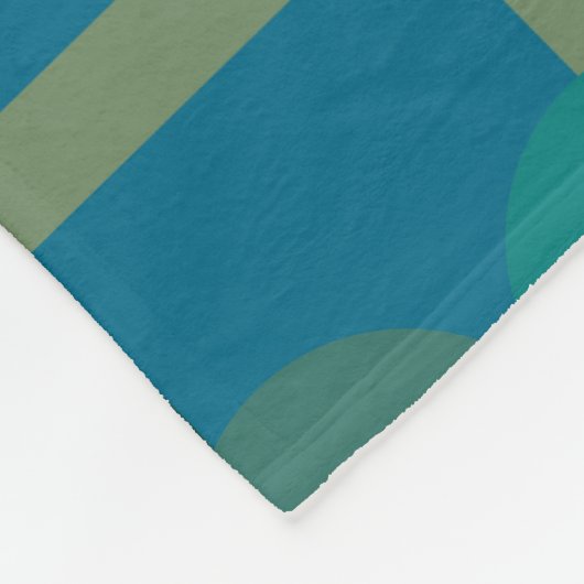 Moderne Kerstmis Geometrische Notenkraker Fleece Deken (Hoek)