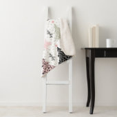 Moderne Kerstmis Gepersonaliseerde Sherpa Deken (In situ)