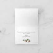 Moderne Kerstmis Gouden Foto Groet Feestdagen Kaart (Binnen)