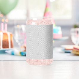 Moderne Kerstmis Grijs Patroon Cadeaupapier Blikvorm Glas