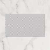 Moderne Kerstmis Grijs Patroon Cadeaupapier Cadeaulabels (Achterkant (horizontaal))
