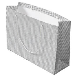 Moderne Kerstmis Grijs Patroon Cadeaupapier Groot Cadeauzakje