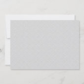 Moderne Kerstmis Grijs Patroon Cadeaupapier Kaart (Achterkant)
