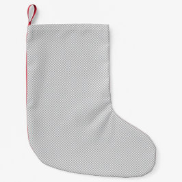 Moderne Kerstmis Grijs Patroon Cadeaupapier Kleine Kerstsok